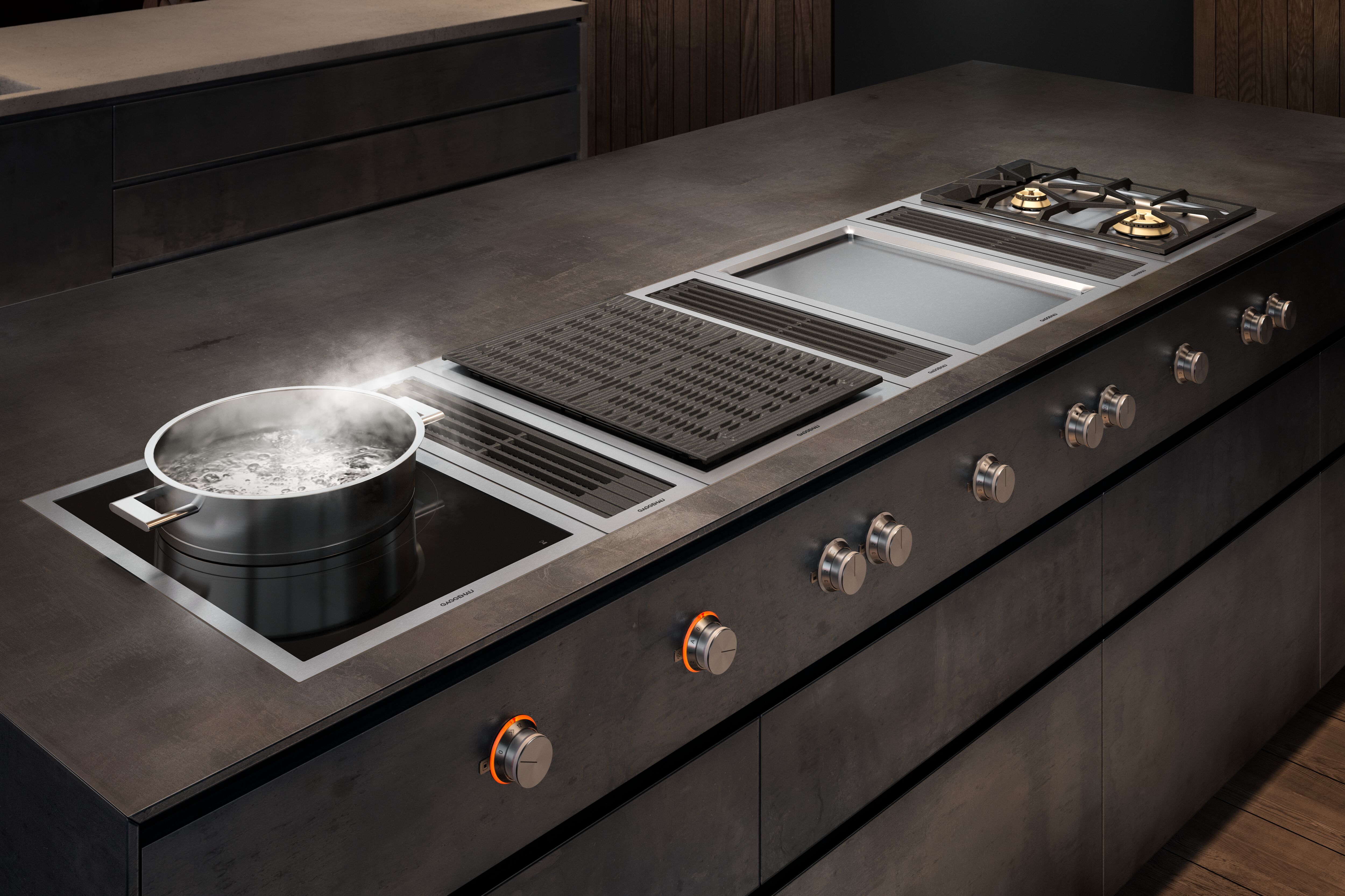 Gaggenau kookplaat met afzuiging ASWA Keukens