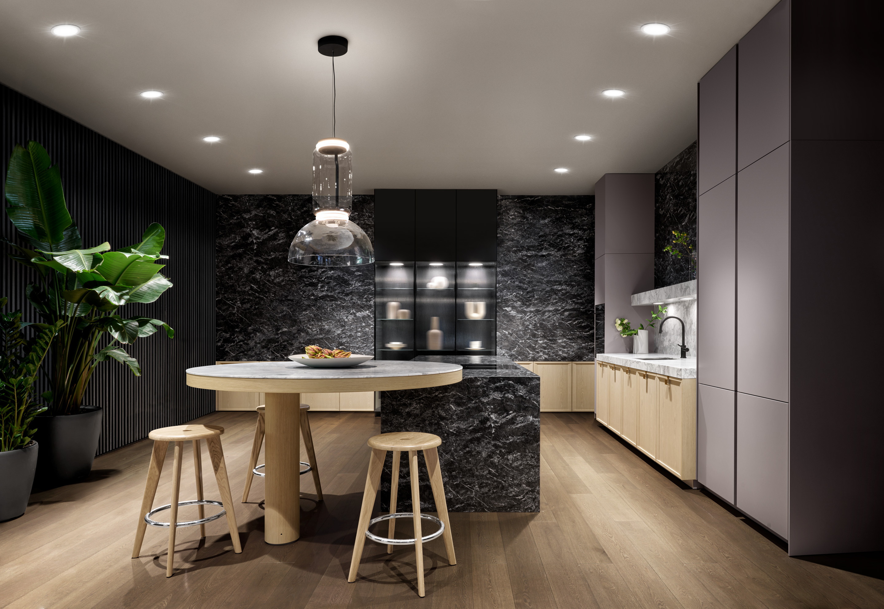 SieMatic Mondial met kwartsiet kookeiland, ASWA Keukens