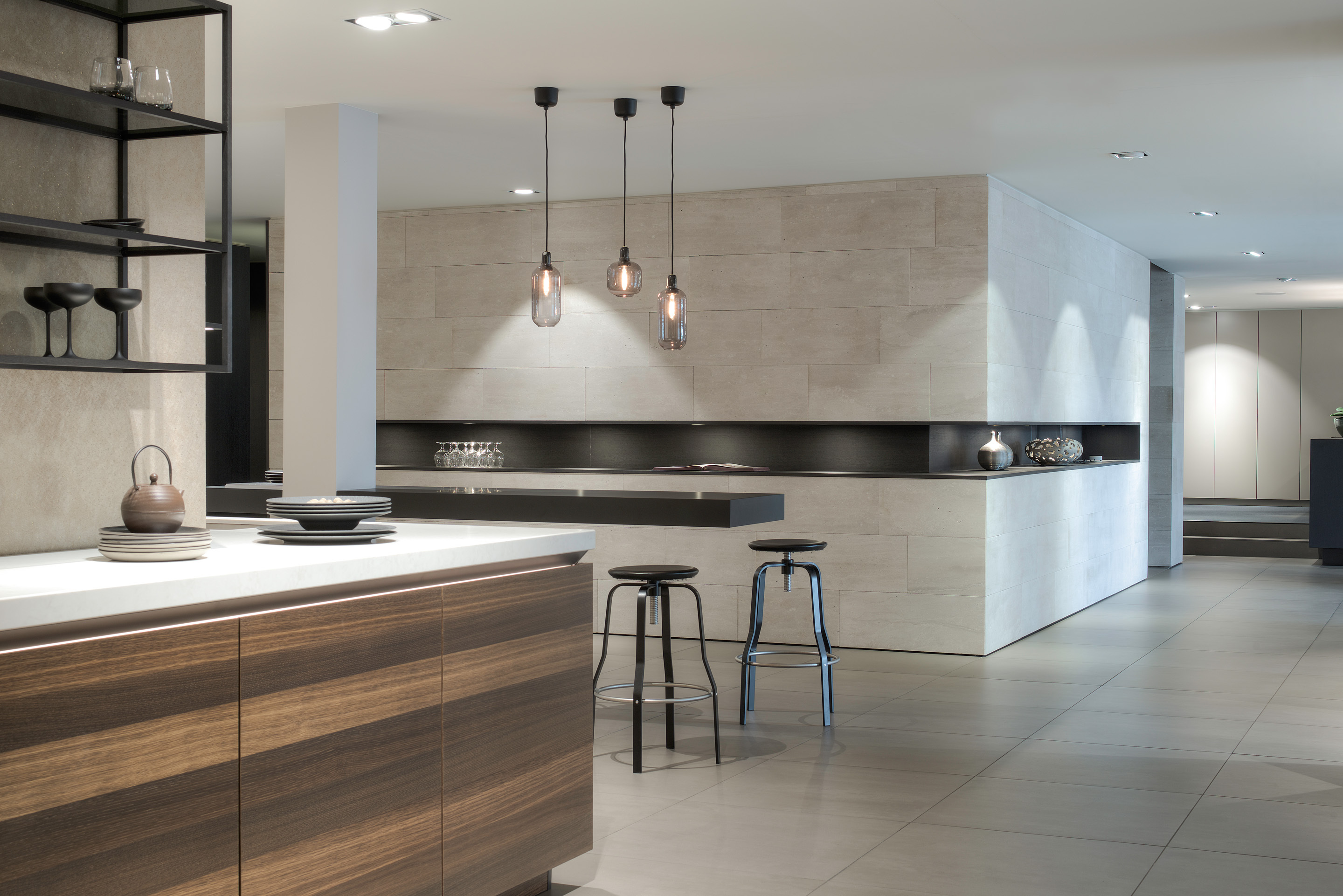 SieMatic houtlook bruine keuken, ASWA Keukens