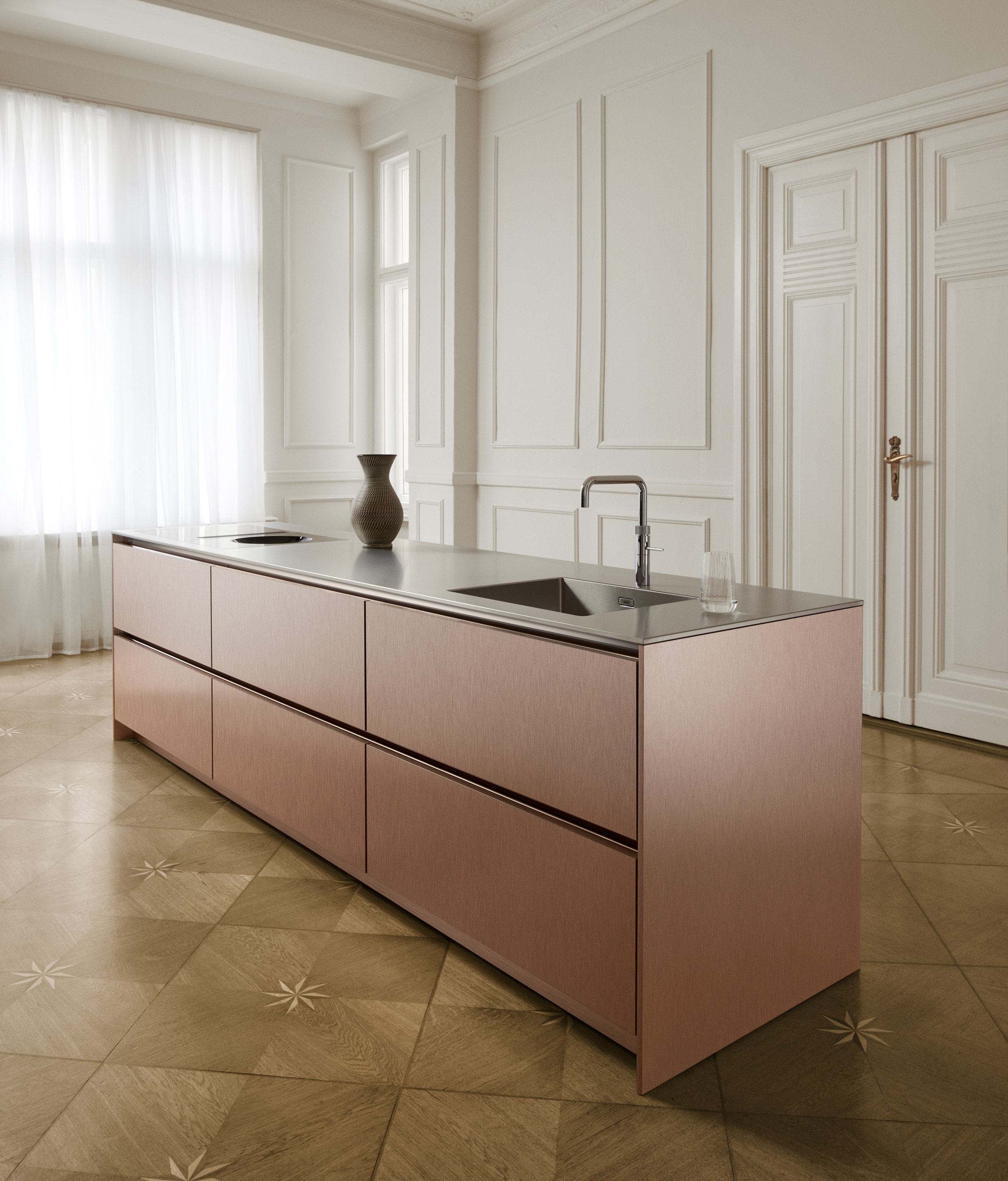 SieMatic Pure SLX Rosé geborsteld, ASWA Keukens